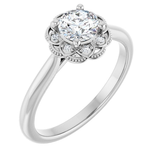 Halo-Style Engagement Ring