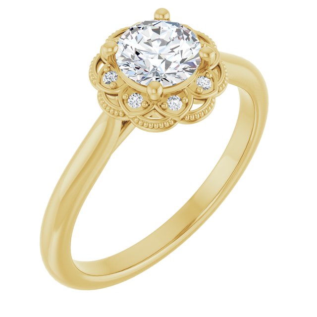 Halo-Style Engagement Ring
