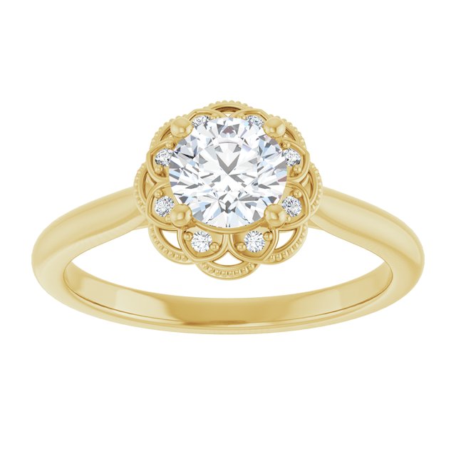 Halo-Style Engagement Ring