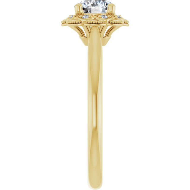 Halo-Style Engagement Ring
