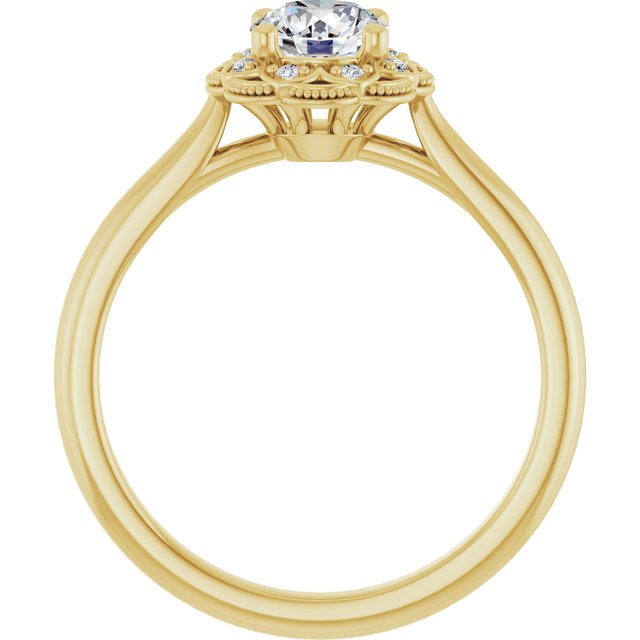 Halo-Style Engagement Ring