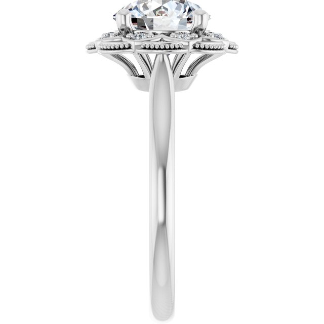 Halo-Style Engagement Ring