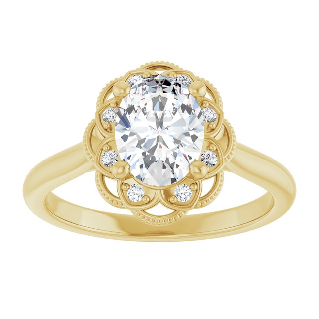 Halo-Style Engagement Ring