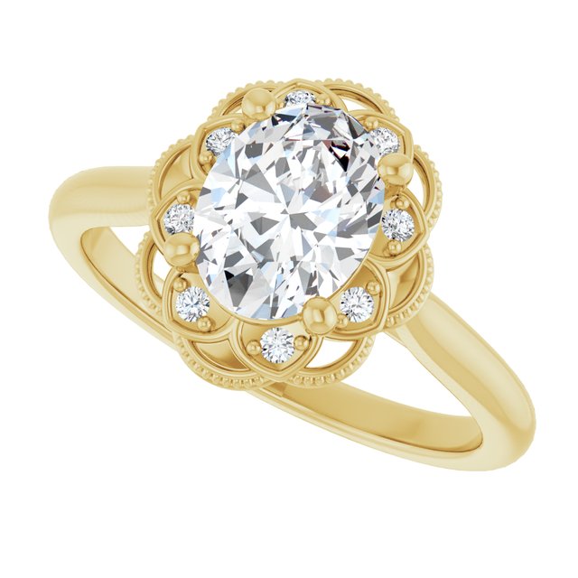 Halo-Style Engagement Ring