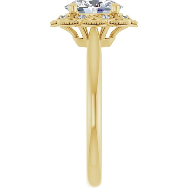 Halo-Style Engagement Ring