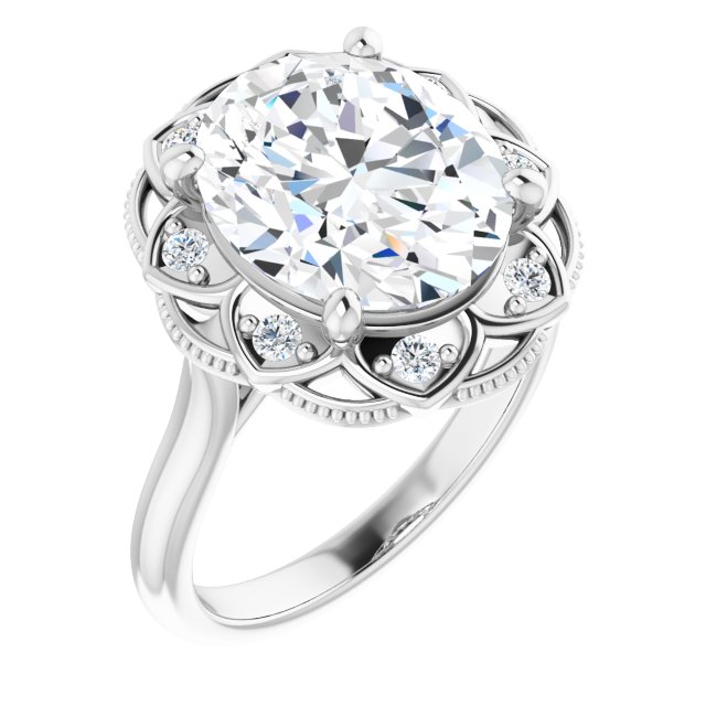 Halo-Style Engagement Ring