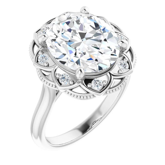 Halo-Style Engagement Ring