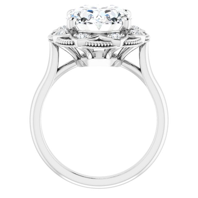 Halo-Style Engagement Ring