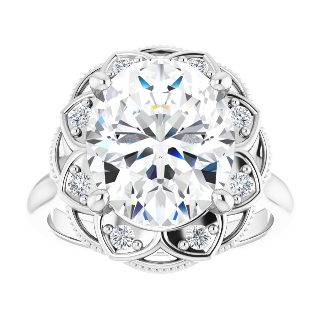 Halo-Style Engagement Ring