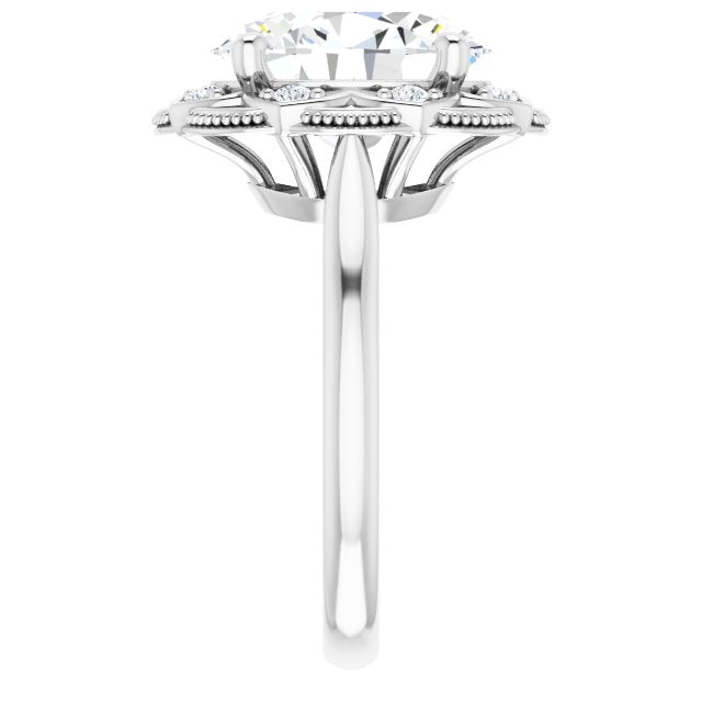Halo-Style Engagement Ring