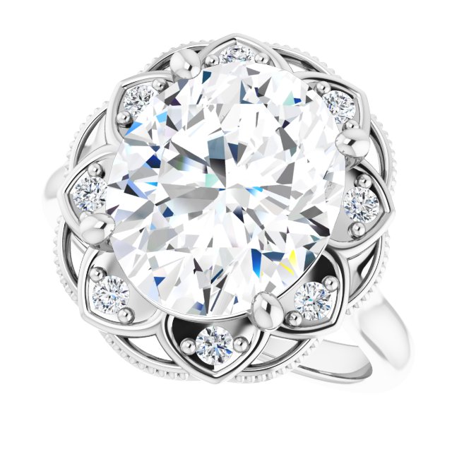 Halo-Style Engagement Ring