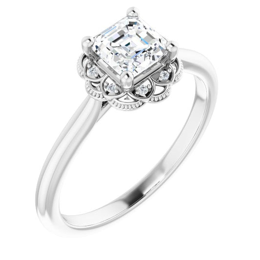 Halo-Style Engagement Ring