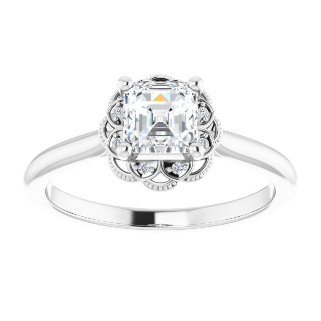 Halo-Style Engagement Ring