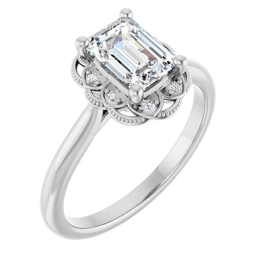 Halo-Style Engagement Ring