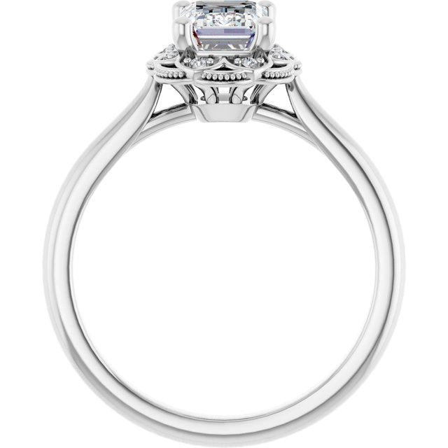 Halo-Style Engagement Ring