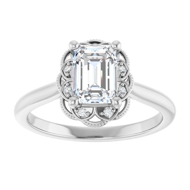 Halo-Style Engagement Ring