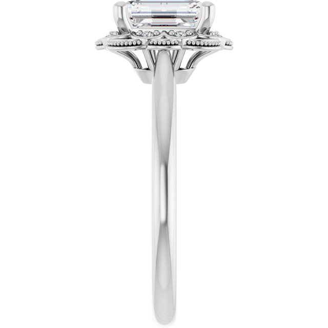 Halo-Style Engagement Ring