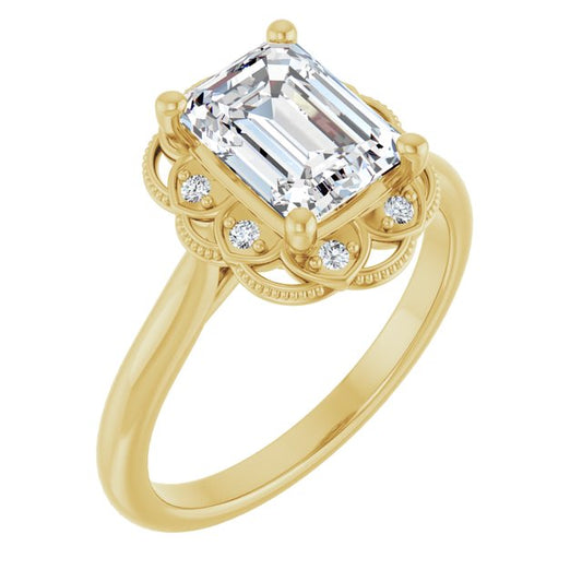 Halo-Style Engagement Ring