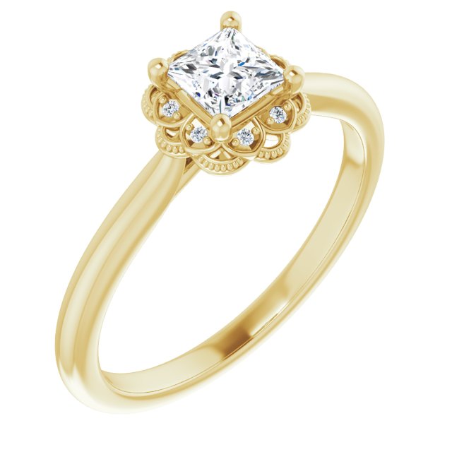 Halo-Style Engagement Ring