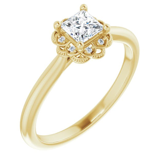 Halo-Style Engagement Ring