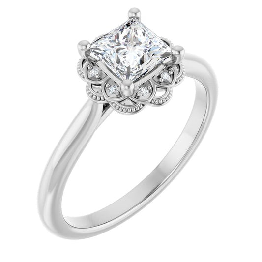 Halo-Style Engagement Ring