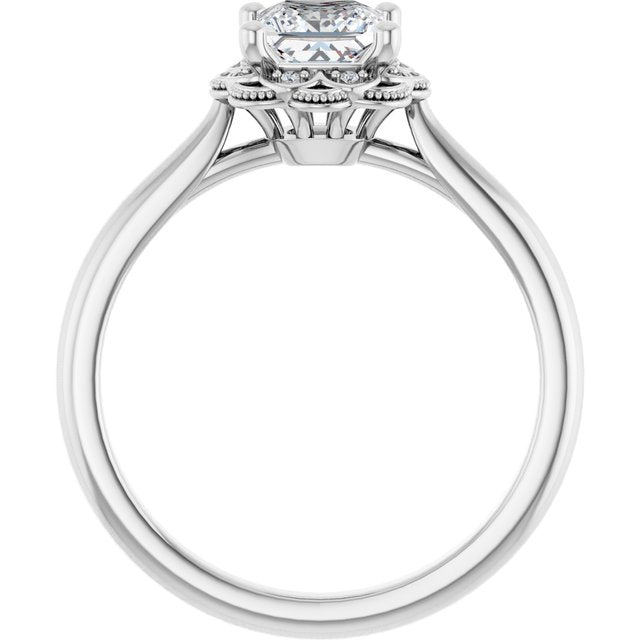 Halo-Style Engagement Ring