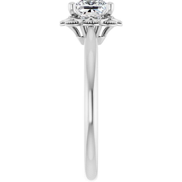 Halo-Style Engagement Ring