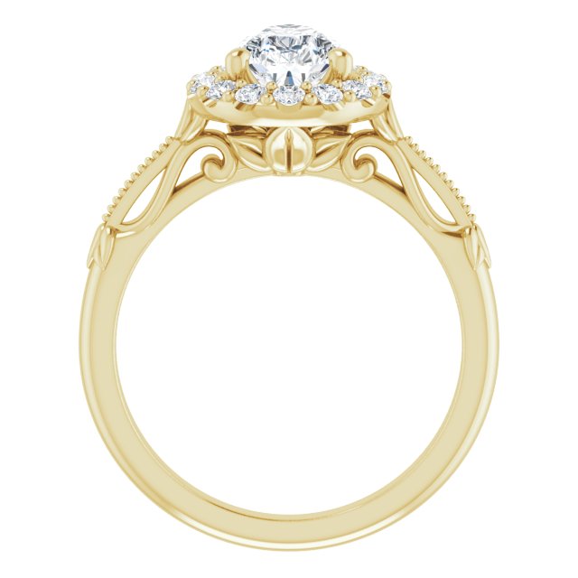 Halo-Style Engagement Ring