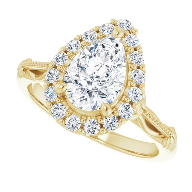 Halo-Style Engagement Ring