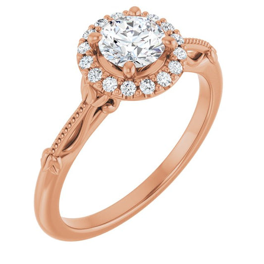 Halo-Style Engagement Ring