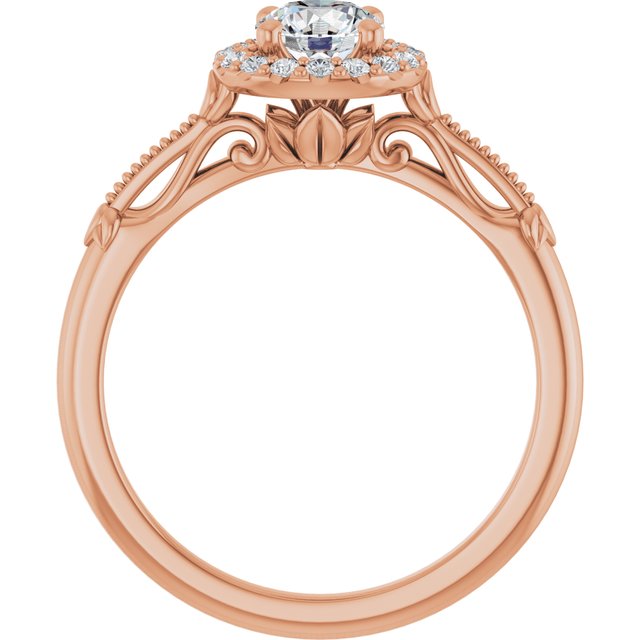 Halo-Style Engagement Ring