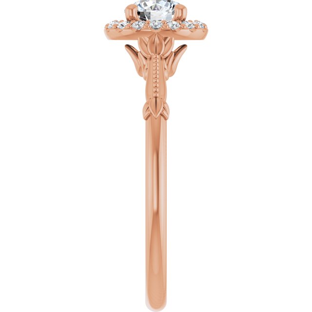 Halo-Style Engagement Ring
