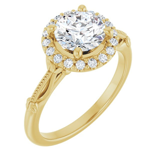 Halo-Style Engagement Ring