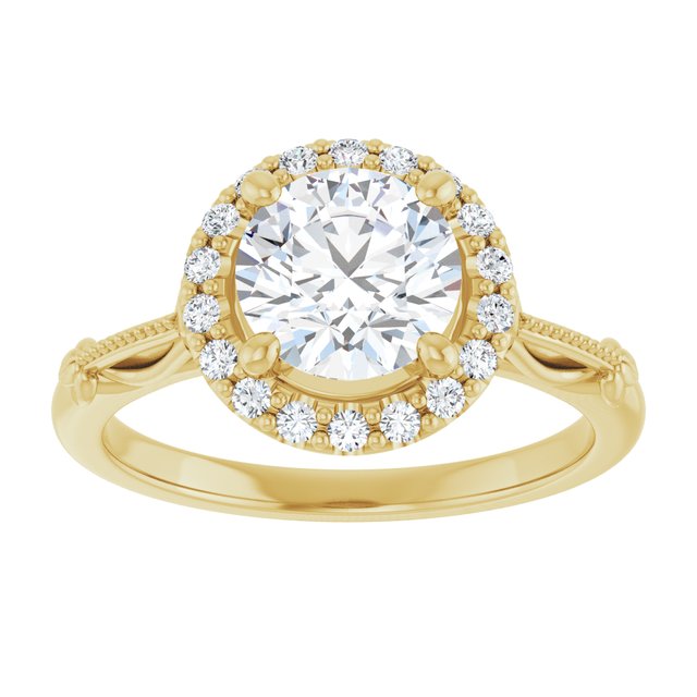 Halo-Style Engagement Ring