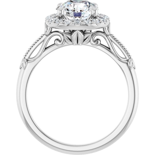Halo-Style Engagement Ring