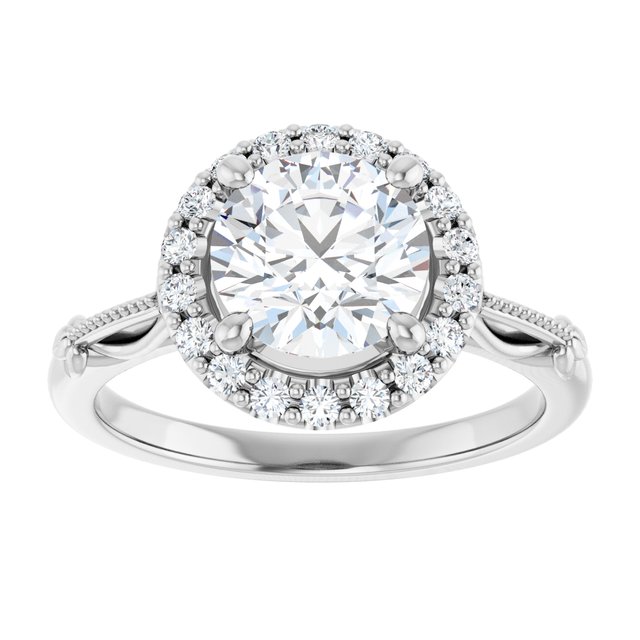 Halo-Style Engagement Ring