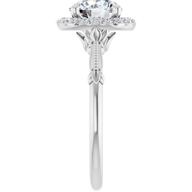 Halo-Style Engagement Ring