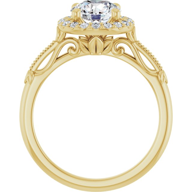 Halo-Style Engagement Ring