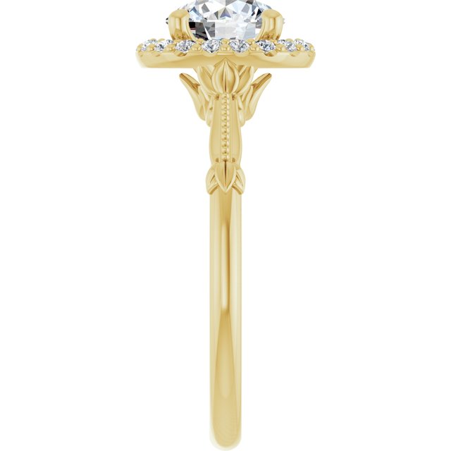 Halo-Style Engagement Ring
