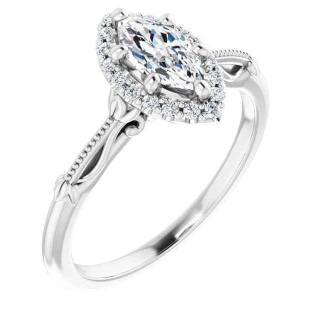 Halo-Style Engagement Ring