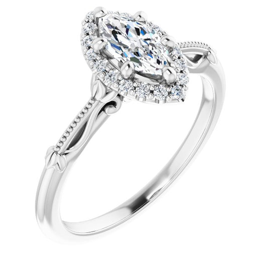 Halo-Style Engagement Ring