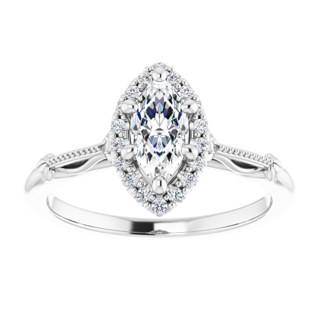 Halo-Style Engagement Ring