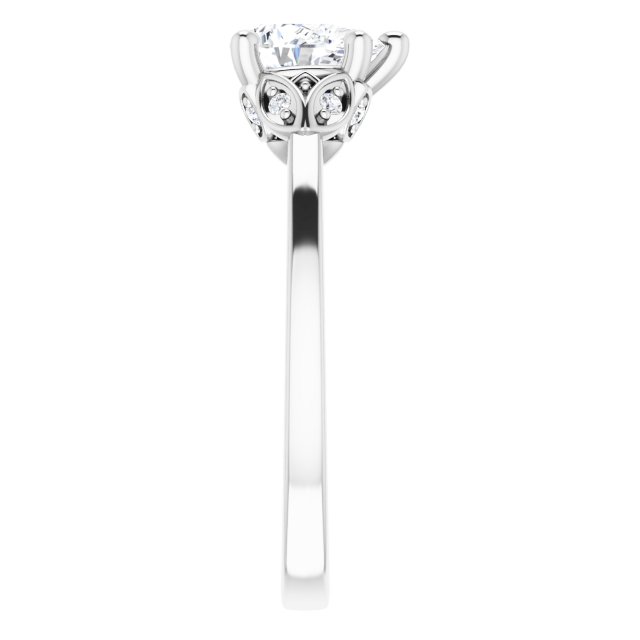 Accented Engagement Ring