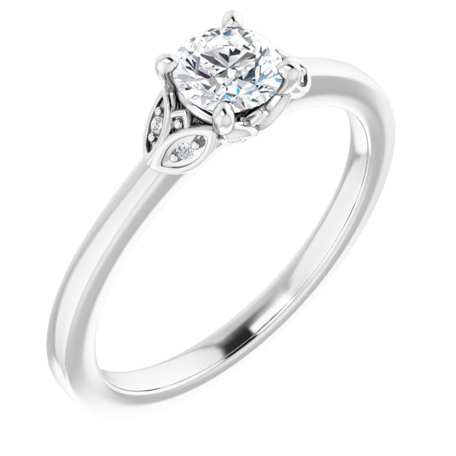 Accented Engagement Ring
