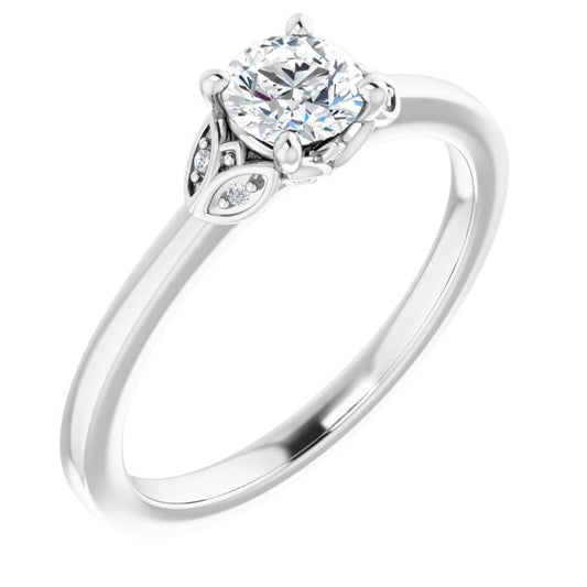 Accented Engagement Ring