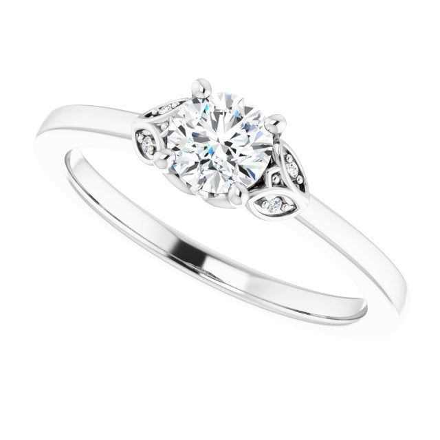 Accented Engagement Ring