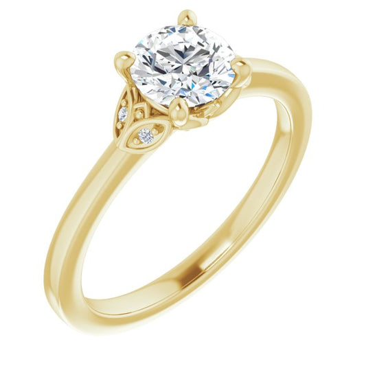 Accented Engagement Ring