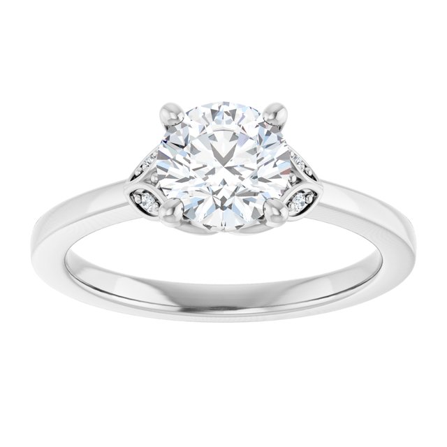 Accented Engagement Ring