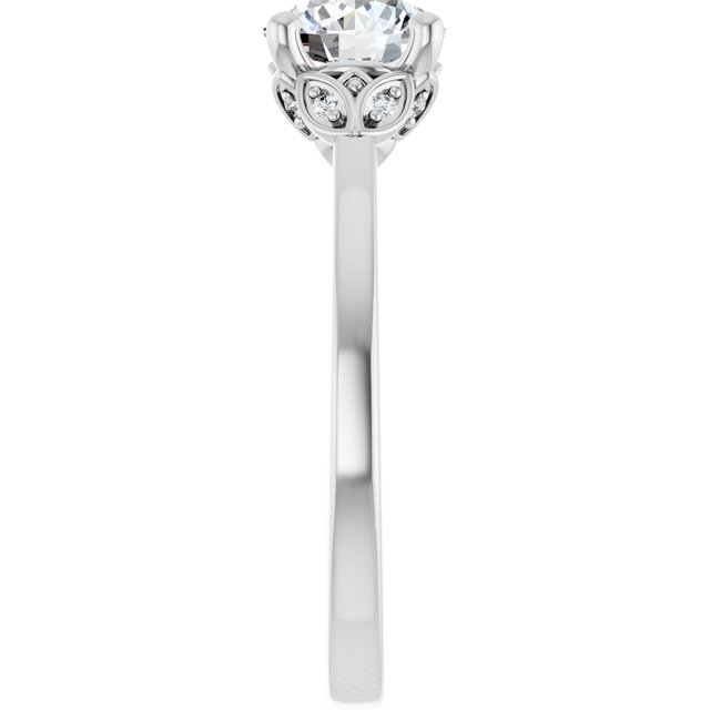 Accented Engagement Ring