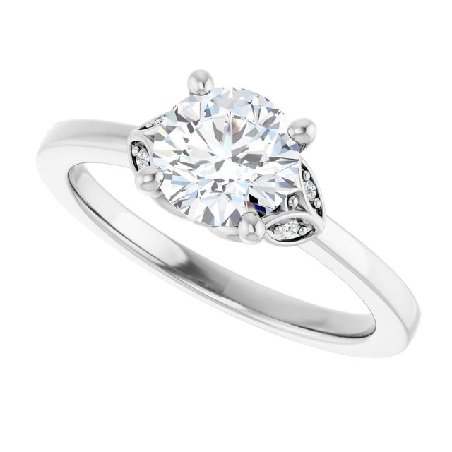 Accented Engagement Ring